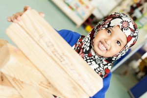 pre-school photography of muslim girl